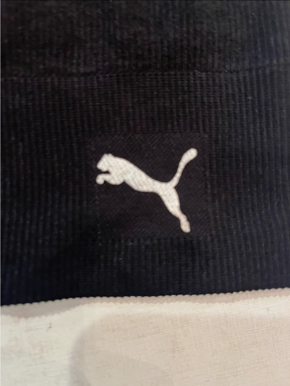Puma Black Sports Bra with Pink Strappy Back Detail - Picture 2 of 6